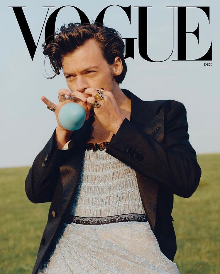 Harry Styles Makes History As First Solo Male Cover On Vogue - And He Did It In A Dress