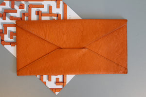 Hermes Vintage Leather Envelope Wallet