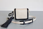 Load image into Gallery viewer, Jil Sander Navy Ivory and Black Cross Body Mini Bag
