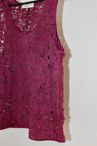 Emilio Pucci Suede Laser Cut Singlet