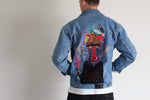 Load image into Gallery viewer, Katya Dobryakova Embroidered Denim Jacket
