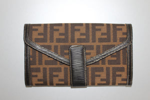 Fendi Zucca Jacquard Wallet