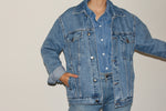 Load image into Gallery viewer, Katya Dobryakova Embroidered Denim Jacket
