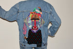 Load image into Gallery viewer, Katya Dobryakova Embroidered Denim Jacket
